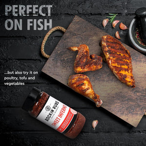 BBQ Spice Mojo + Sweet Inferno Spice Rub Bundle | BBQ Rub for Salmon, Chicken, Pork, Beef & Veggies by