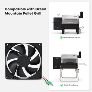 Stanbroil Fan Replacement Kit for Green Mountain Davy Crockett and Trek Wood Pellet Grill
