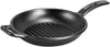 BOLD 10 Inch Seasoned Cast Iron Grill Pan; Design-Forward Cookware