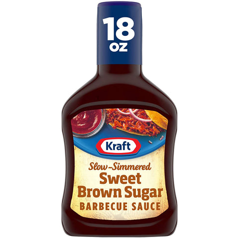 Image of Kraft Sweet Brown Sugar Slow-Simmered Barbecue Sauce, 18 Oz Bottle