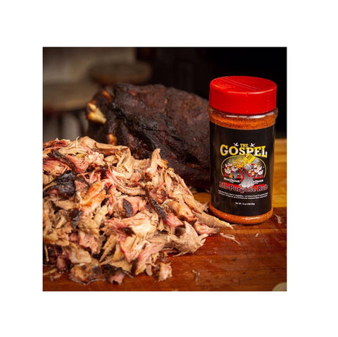 Image of Meat Church BBQ Rub Combo: Honey Hog (14 Oz) and the Gospel (14 Oz) BBQ Rub and Seasoning for Meat and Vegetables, Gluten Free, One Bottle of Each