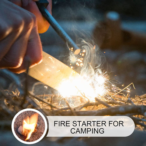 Image of Fire Starters for Campfires, Camping Emergency, Survival, Fire Pits, Grills, Fireplace with 5+ Minute Burn 35 Counts