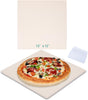12" X 12" Pizza Stone Square Baking Stone | Premium Cordierite Pizza Grilling Stone for Grill Oven RV Oven | Bake Homemade Golden Crispy Crust Pizza