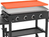 Silicone Griddle Mat, Orange Grill Mat for 36" Griddle, Keeps Lid Clean and Away from Insects, Leaves and Rust.