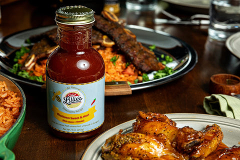 Image of Lillie'S of Charleston Chucktown Stinger (Hot Sauce + Honey) | Natural, No Preservatives, Vegan | Great with Chicken, Pork Ribs, Veggies, Fish, Fries & Pizza | 2-10 Oz. Bottles