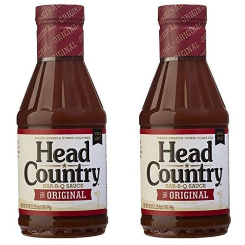 Image of Head Country Bar-B-Q Sauce, Original Flavor, 20 Oz (Pack of 2)