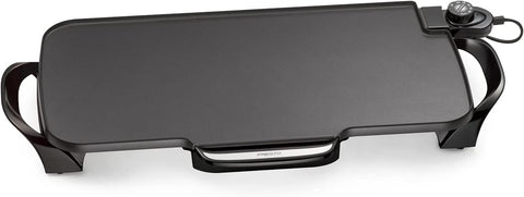 Image of 07061 22-Inch Electric Griddle with Removable Handles, Black, 22-Inch