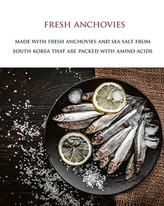 Wangshin Fish Sauce (5 Fl Oz/Aged 2 Years) - Anchovy and Salt Fermented in a Korean Traditional Clay Pot
