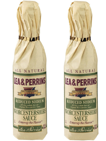 Image of Lea & Perrins Reduced Sodium Worcestershire Sauce (Pack of 2)
