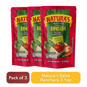 Natura'S Salsa Ranchera, 7.1Oz. Pouch (Pack of 3)