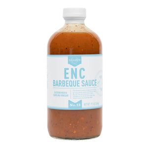 Lillie'S Q - ENC Barbeque Sauce, Gourmet BBQ Sauce, Spicy Vinegar BBQ Sauce, Premium Ingredients, Made with Gluten-Free Ingredients (17.5 Oz)