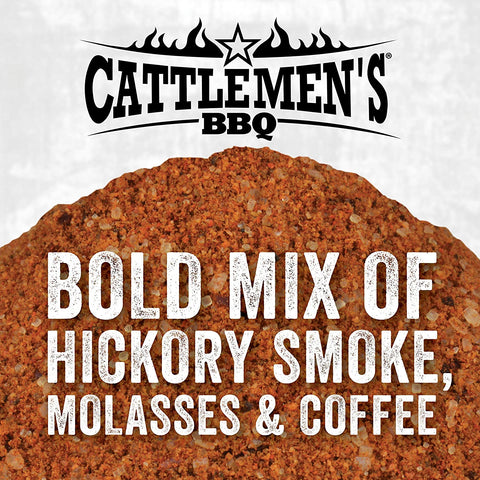 Image of Cattlemen'S Cowboy Rub, 27.25 Oz - One 27.25 Ounce Container of Cowboy BBQ Rub with Hickory Smoke, Molasses and Coffee Flavor, Perfect for Brisket, Chicken or Beef