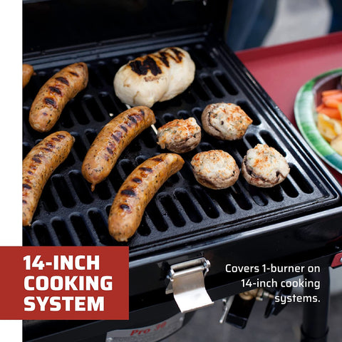 Image of Camp Chef Deluxe BBQ Grill Box, Single Burner Accessory, Cooking Dimensions: 14 In. X 16 In