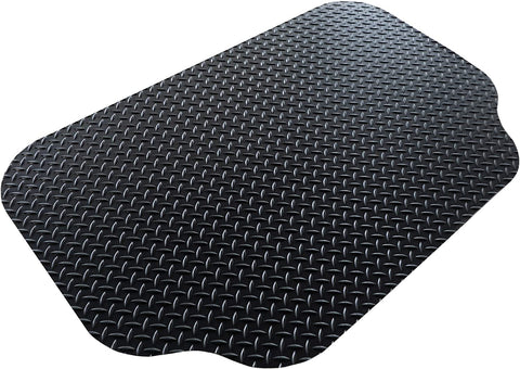 Image of 8D-075-30C-4L Deck and Patio Grill Mat, 30" X 48", Black