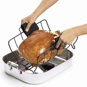Cuisipro 746780 Roasting Rack, 16 IN, Stainless Steel