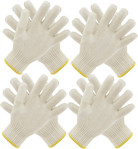 Image of 4 Pairs Oven Gloves with Fingers,Heat Resistant Gloves for Cooking,Grill Gloves,Bbq Gloves,Heat Resistant Gloves for Sublimation for Men/Women