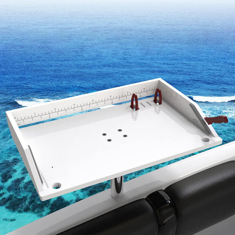 Image of Boat Bait Table with Rod Holder Bait Cutting Board for Boat