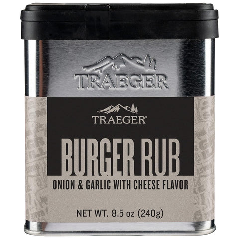 Image of Traeger Grills SPC215 Burger Rub with Onion, Garlic, & Cheese Flavor 8.50 Ounce (Pack of 1)