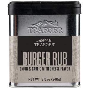 Traeger Grills SPC215 Burger Rub with Onion, Garlic, & Cheese Flavor 8.50 Ounce (Pack of 1)