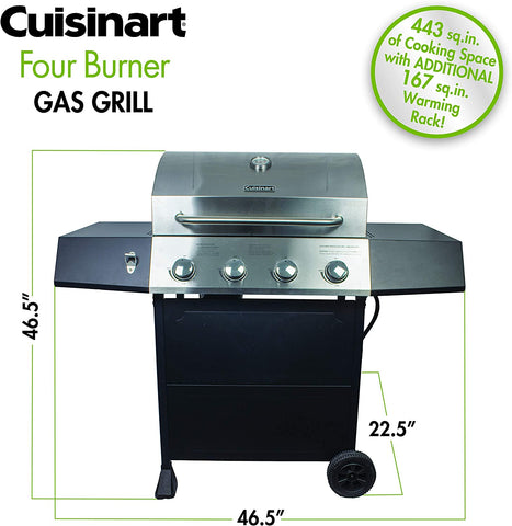 Image of CGG-7400 Propane, 54 Inch, Full Size Four-Burner Gas Grill
