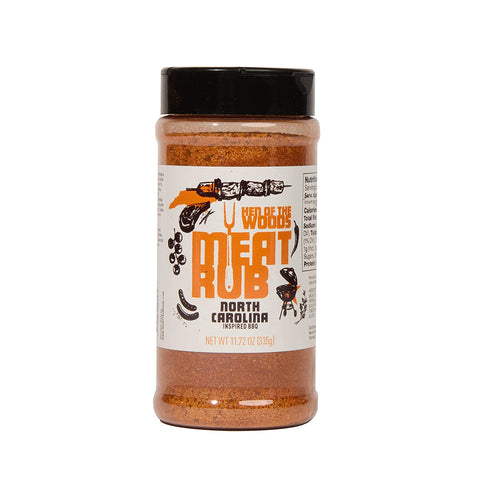 Image of Hen of the Woods North Carolina BBQ Meat Rub - 11 Ounce - Regionally Inspired Seasoning for Meat, Pork, Poultry or Seafood