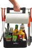 Adjustable Grilling Caddy | Store All Your Grilling Accessories in One Place | Roller Towel Holder | Reduce Mess While Grilling