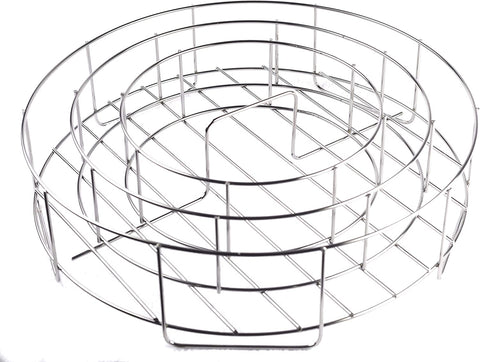 Image of BBQ Guru Rib Rings | Rib Rack for Smoking/Grillings Holds 5 Ribs and a Whole Chicken