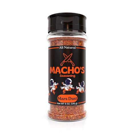 Image of MACHO'S Mars Dust BBQ Seasoning (5 Oz) | All Natural, Gluten Free and Non-Gmo