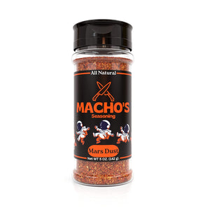MACHO'S Mars Dust BBQ Seasoning (5 Oz) | All Natural, Gluten Free and Non-Gmo
