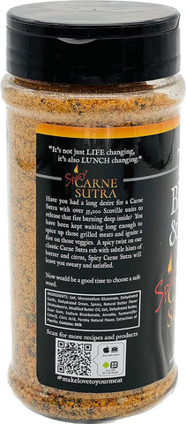 Image of Td'S Brew & BBQ SPICY CARNE SUTRA Rub & Seasoning - BBQ Rub - Spicy - Steak Seasoning - Hot - Spicy