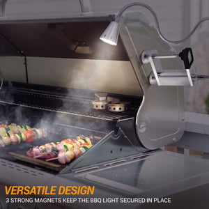 BBQ Grill Lights Magnetic Base Super-Bright LED Lights-360 Degree Flexible Gooseneck, Weather Resistant, Task Lighting Barbecue Grilling (1)