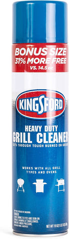 Image of Kingsford Grill Cleaner Aerosol Spray 19Oz | BBQ Grill Cleaning Accessories Aerosol Spray for Cleaning Barbeque Grills | Quick Clean 19Oz Spray Aerosol for Barbecue Grills