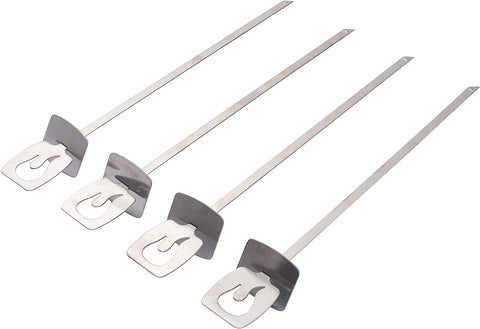 Image of Char-Broil 8966596R04 Grill plus Sliding Skewers, (4 Pack), Silver