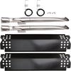 Grill Parts Kit Compatible with Nexgrill 720-0864 720-0864M 720-0830H Grills, 2 PCS Flame Tamers & Grill Igniters and Burners Replacement for Nexgrill Evolution 720-0864M Home Depo, Nexgrill 720-0864