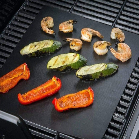 Image of Smaid- Grill Mat Set of 7-Non-Stick BBQ Grill Mats&Baking Mats for Outdoor Gas Grill-Reusable,Heavy Duty and Easy to Clean-Works on Gas,Charcoal and Electric-15.75 * 13 Inch……