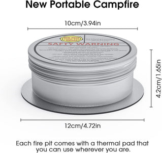 2 Pack Portable Campfire,New Portable Fire Pit for Camping, Smores, Cooking, and Picnics,Portable Outdoor Fire Pit and Convenient Campfire