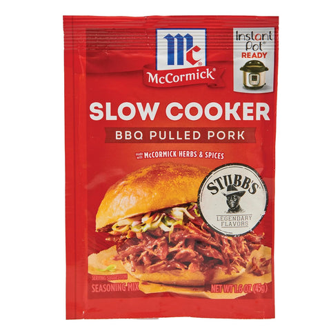 Image of Mccormick Slow Cooker BBQ Pulled Pork Seasoning Mix, 1.6 Oz